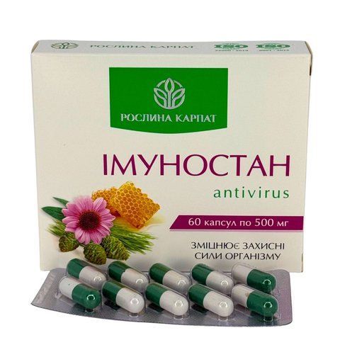 Иммуностан - ANTIVIRUS &ndash; природная защита от вирусов и поддержка иммунитета рослина Карпат 484758 фото - купить в Livesta (Ливеста)