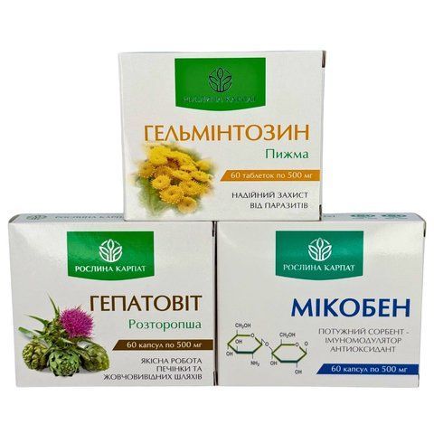 Комплексная антипаразитарная программа для подростков &ndash; естественное очищение и защита организма рослина Карпат 484773 фото - купить в Livesta (Ливеста)
