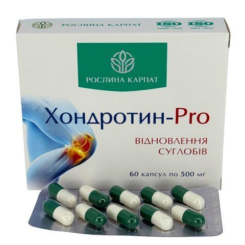 Хондротин-PRO 60 таб. Рослина Карпат &ndash; природная защита ваших суставов 484814 фото - купить в Livesta (Ливеста)